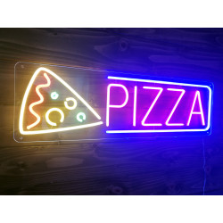 Neon LED. Pizza. NAPIS NEONOWY